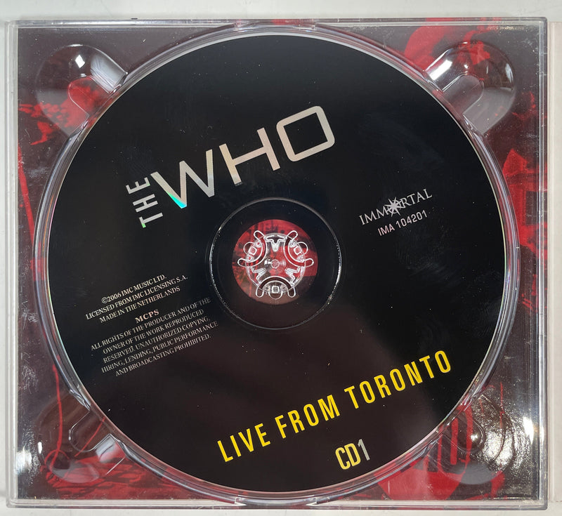 The WHO, Live from Toronto, 2CD, 2006 Immortal,  IMA104201