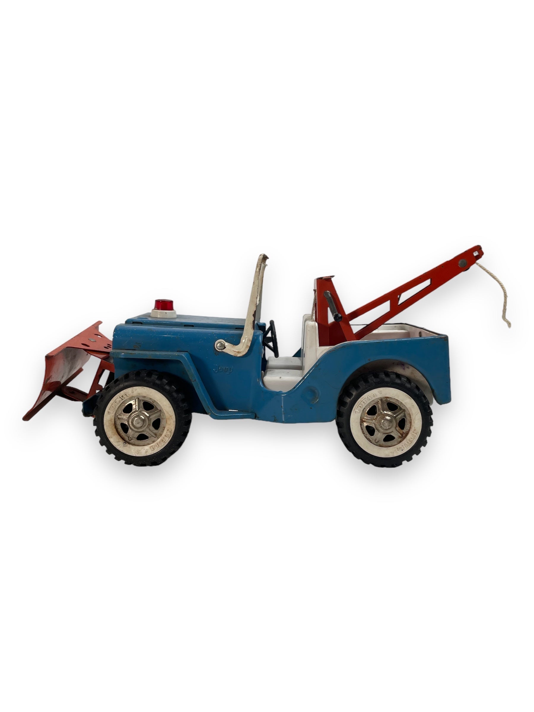 Vintage Original Tonka Jeep Wrecker &amp; Plow Truck