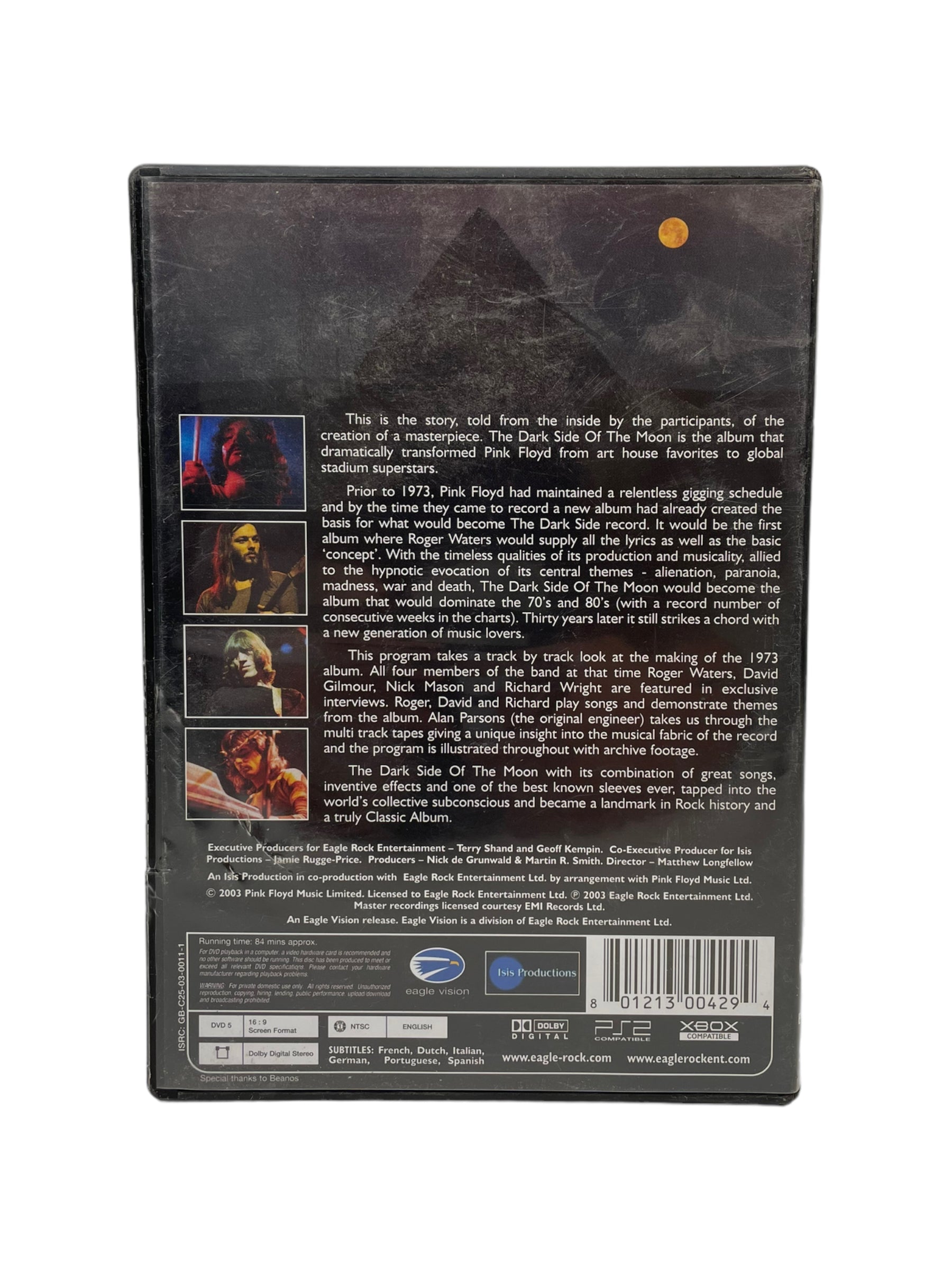 DVD "La Création de l'Album Classique Dark Side Of The Moon"