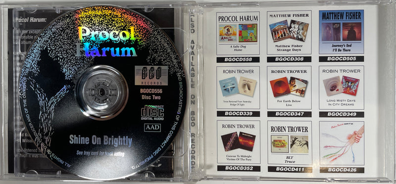 PROCOL HARUM - PROCOL HARUM/SHINE ON BRIGHTLY  (2CD 2002)