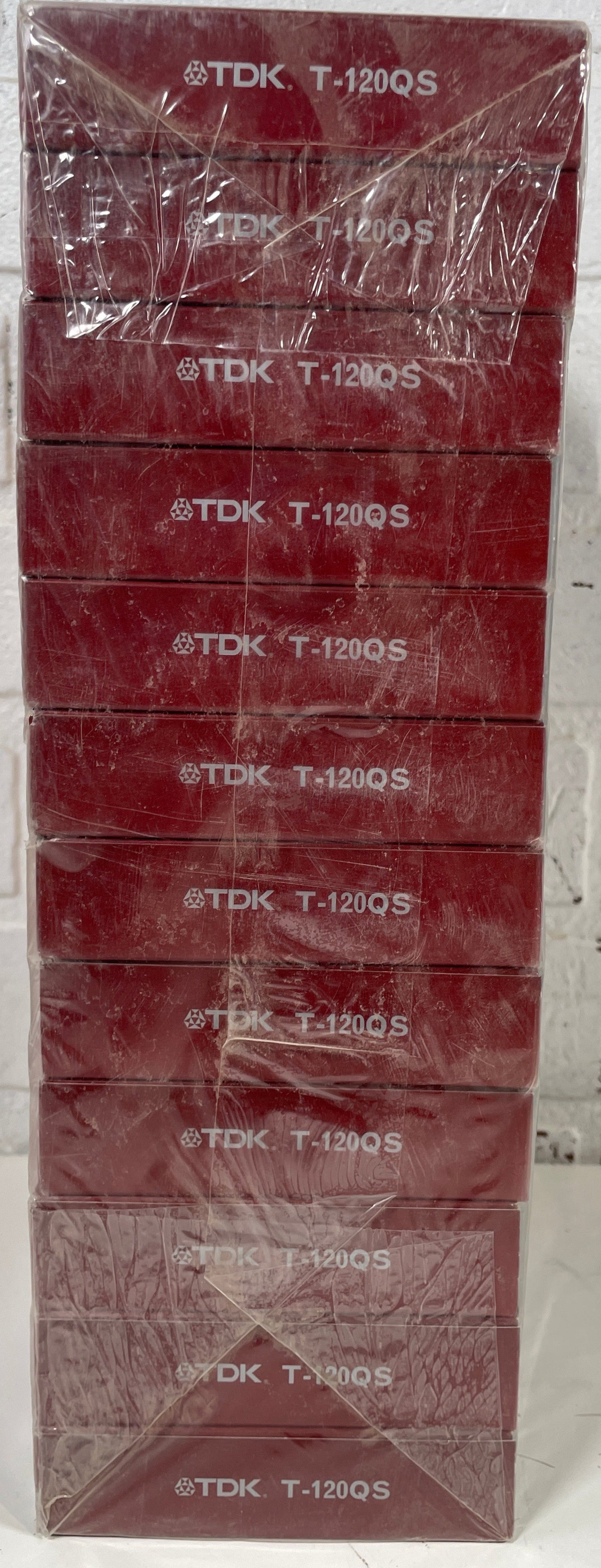 Pack of 12 TDK Premium Quality VHS T-120 QS 6 Hour Sealed Tapes