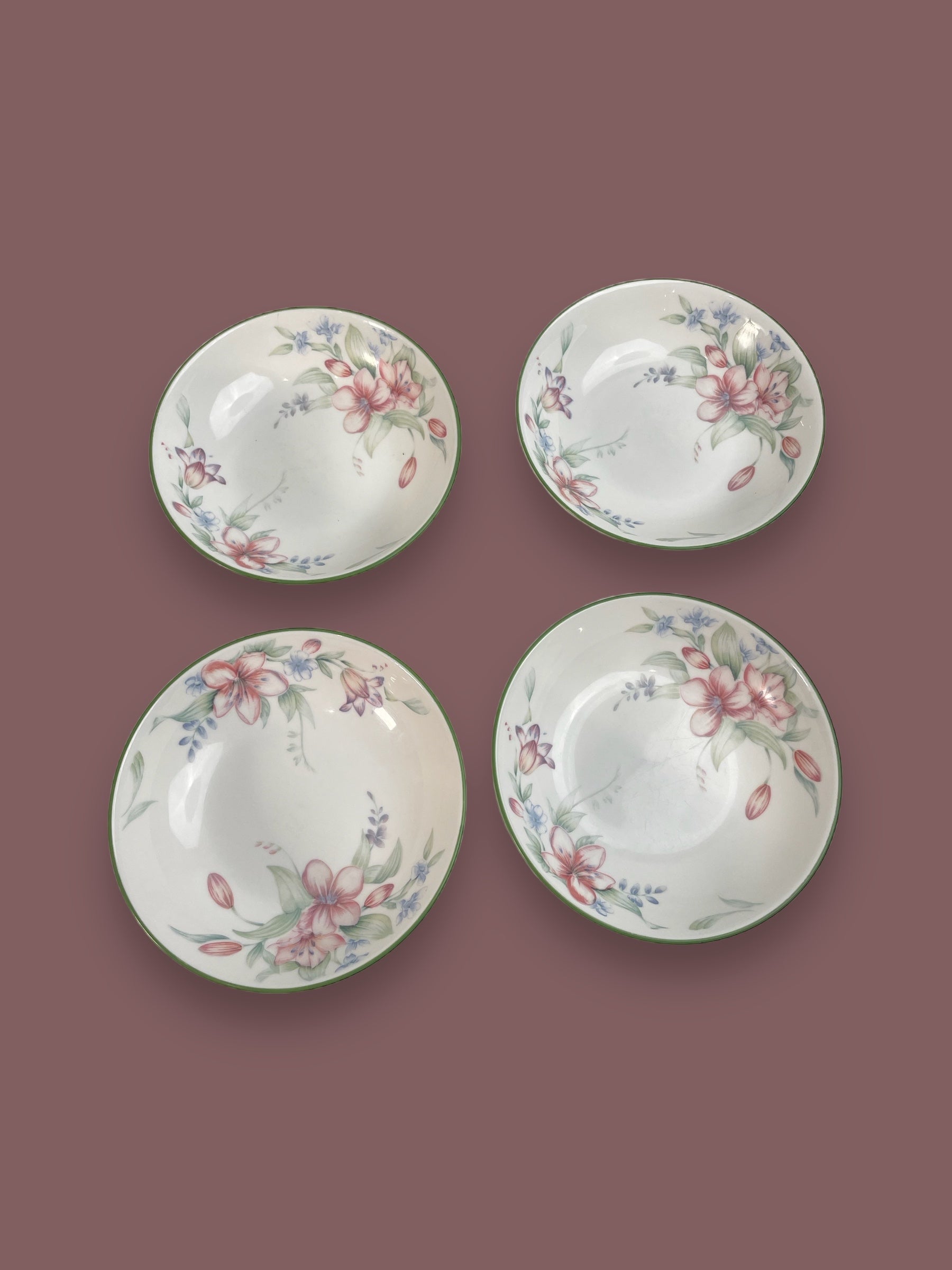 Set of 4 Royal Doulton Expressions Carmel English China bowls