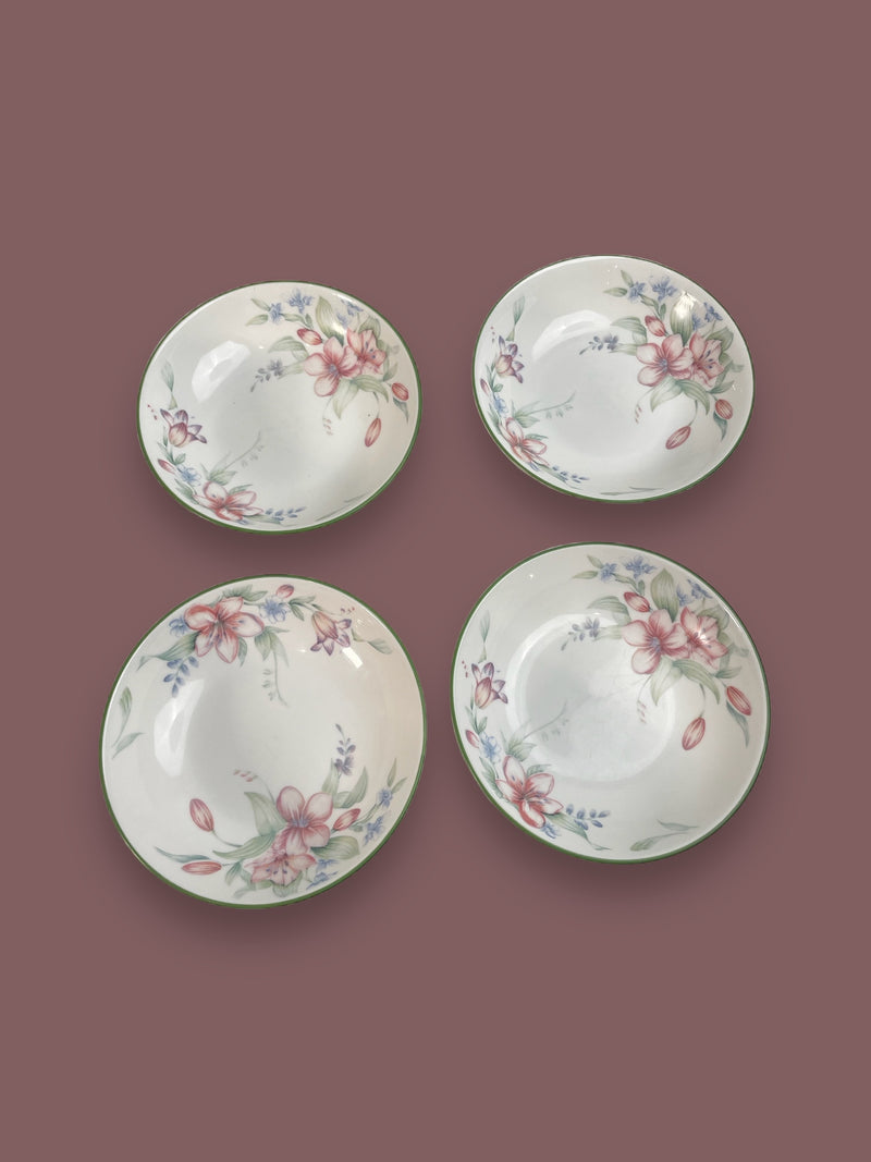 Ensemble de 4 bols en porcelaine anglaise Royal Doulton Expressions Carmel