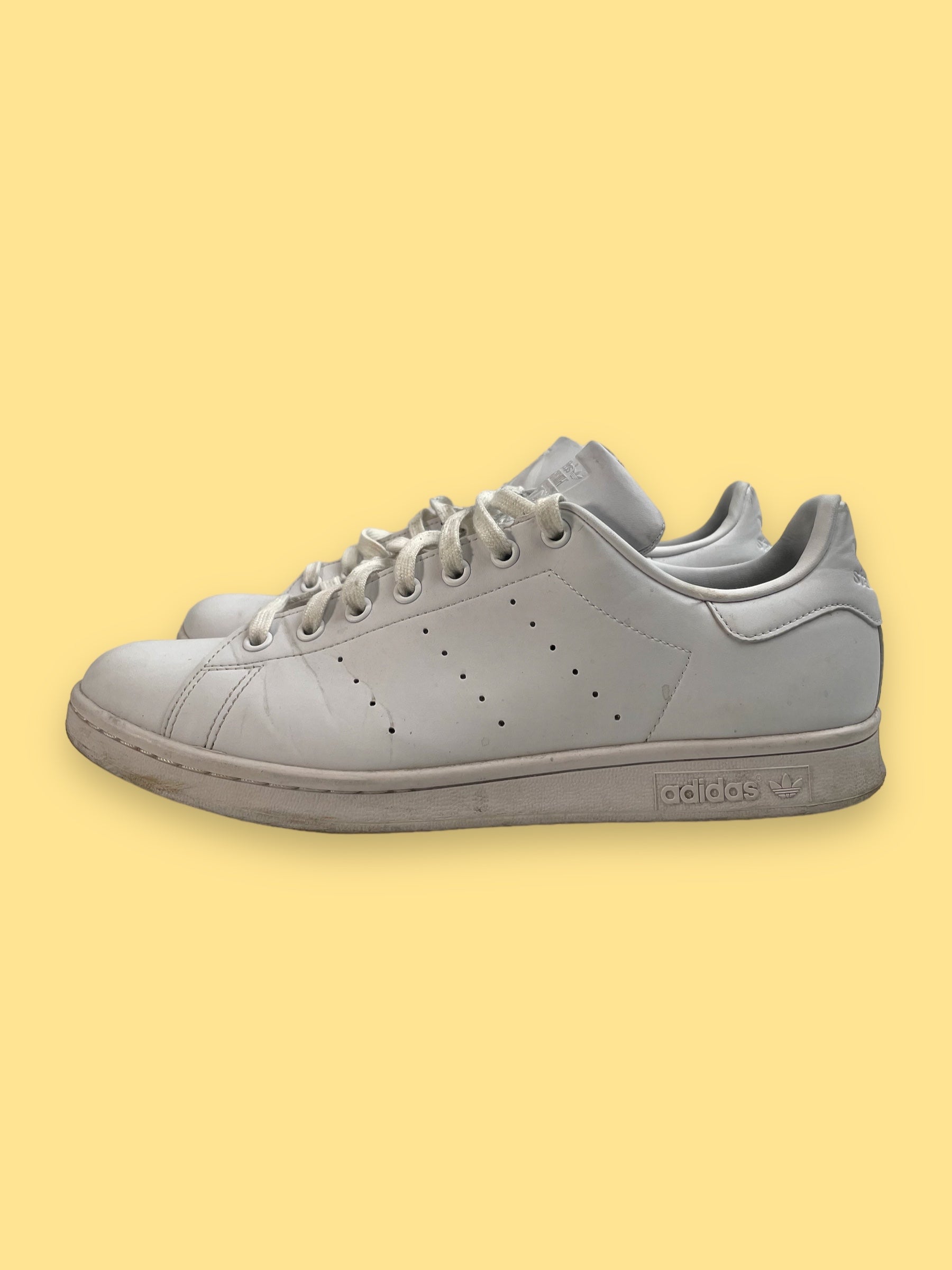 Chaussures blanches Adidas Stan Smith - Hommes taille 10