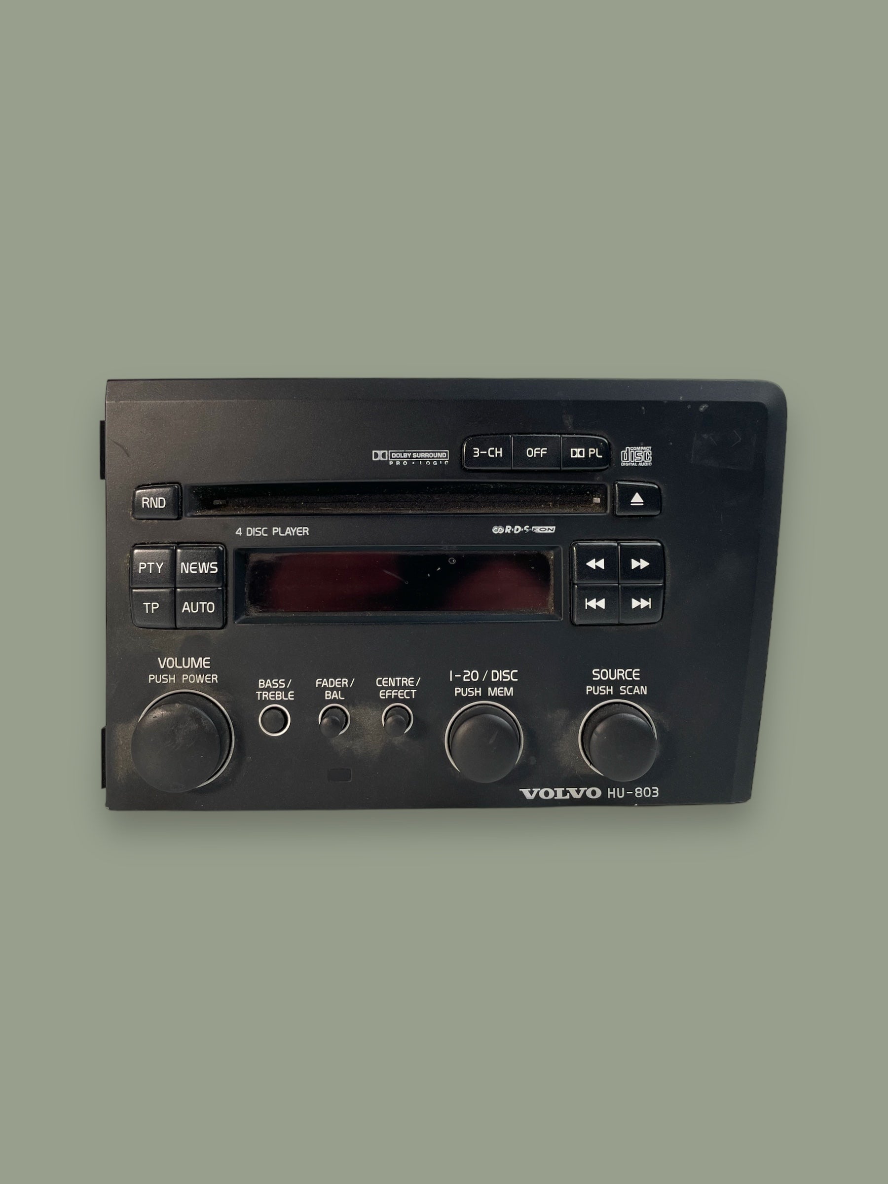 Lecteur CD à chargeur 4 disques VOLVO Radio Stereo HU-803 - Non testé