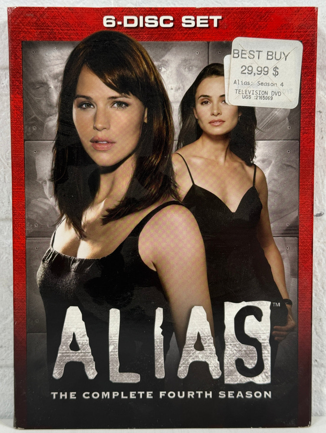 DVD box set for 'Alias' with two women on a white background