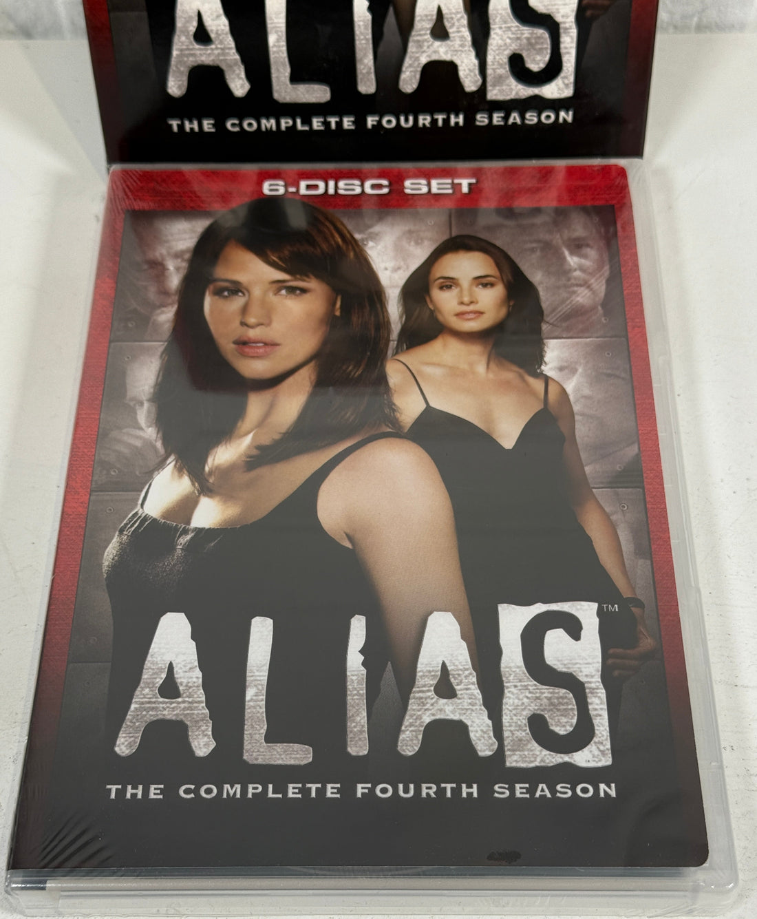 DVD box set for 'Alias' with two women on the cover against a white background