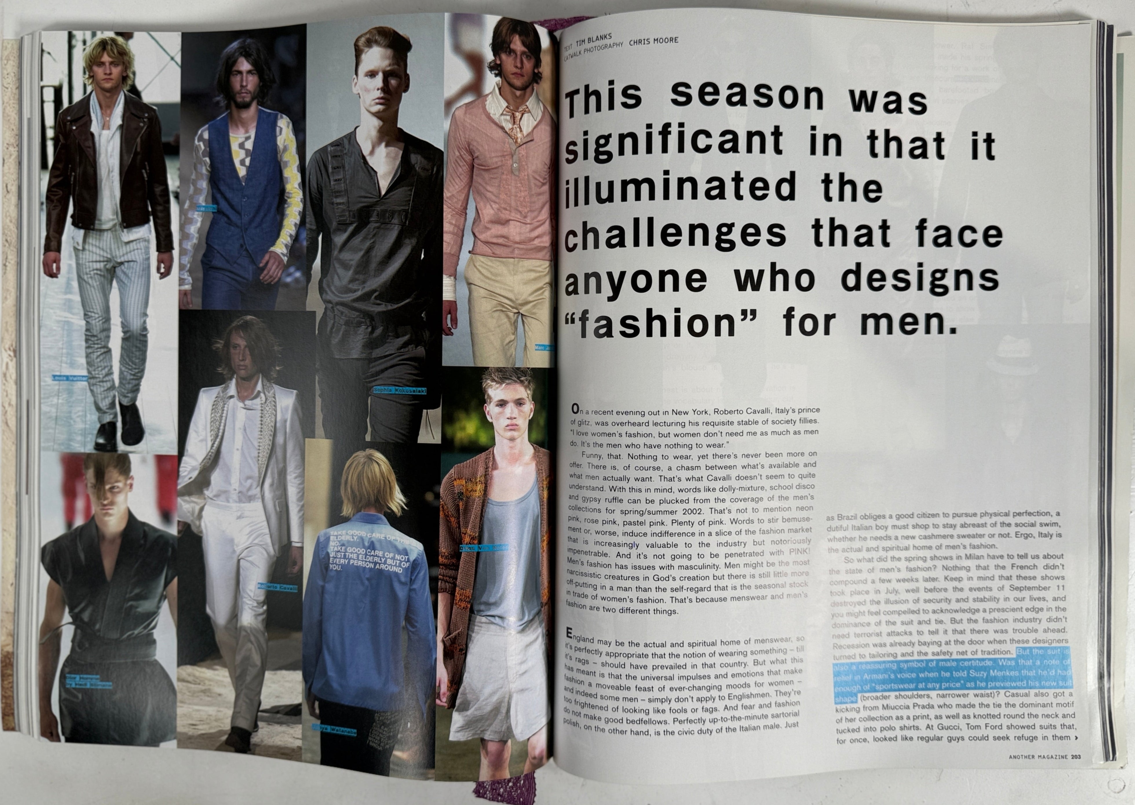 Another Magazine – Issue #2, Spring/Summer 2002 – Nick Knight Cover ...