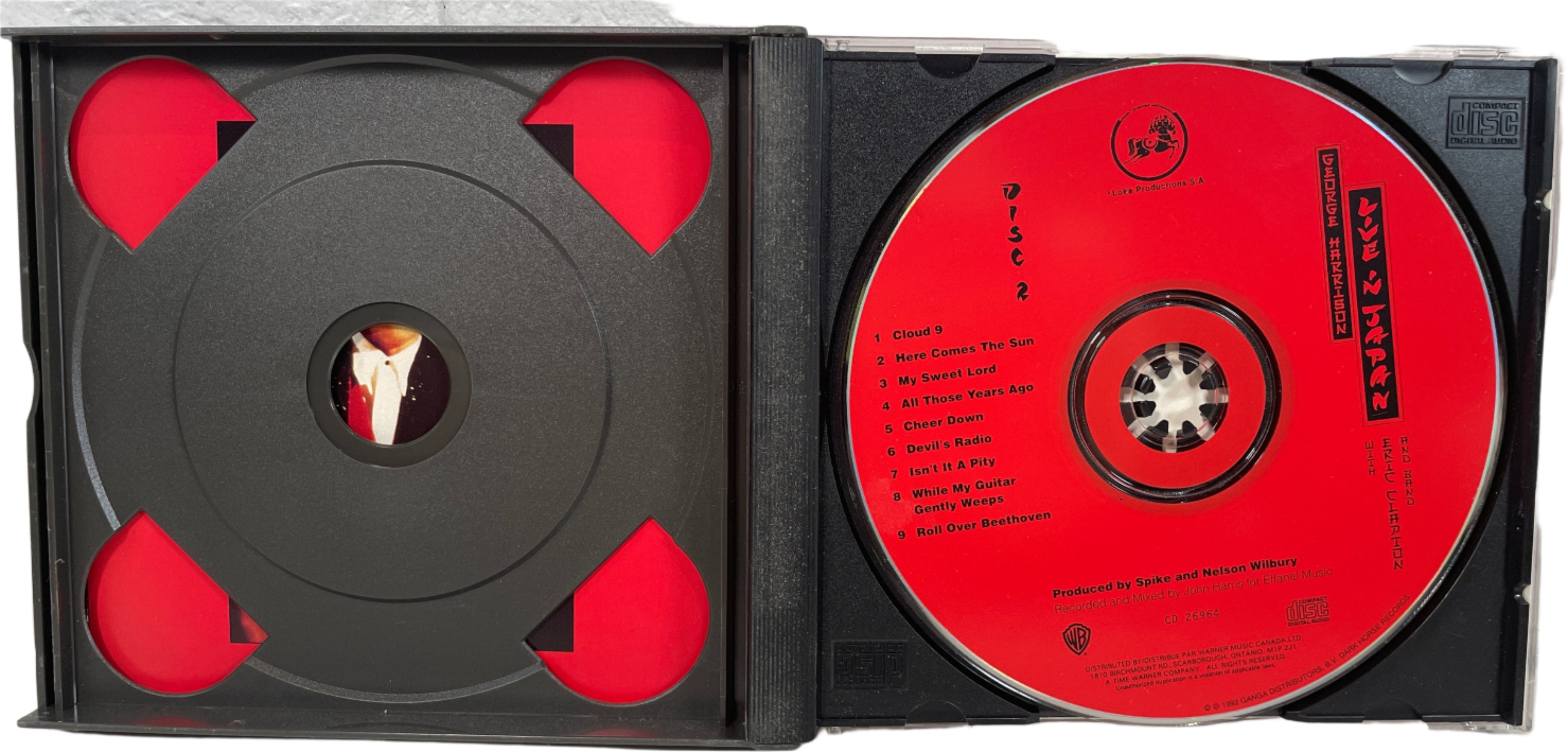 e Harrison CD 1990年リリース George Harrison, Live In Japan, Warner Bros, 2 CDs – Éco-Dépôt
