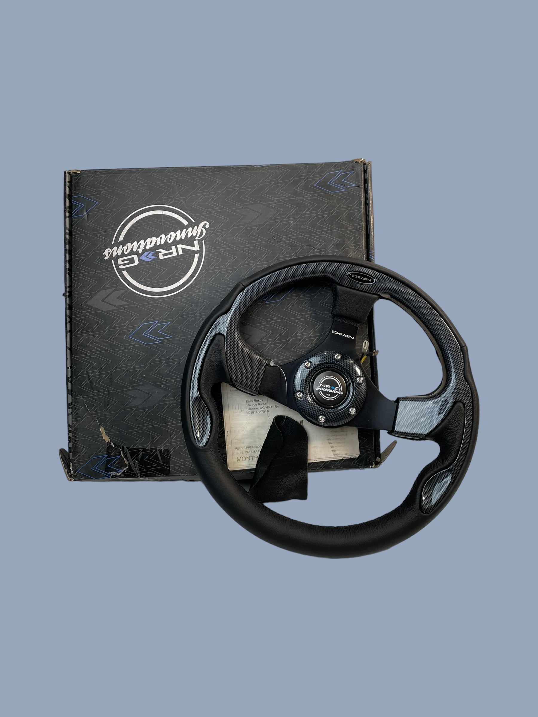 NRG Innovations Steering Wheel ST-001CFL