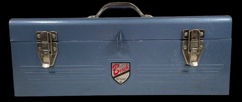 Vintage Beach Industries Ltd.  Metal Tool Box, Made in Canada