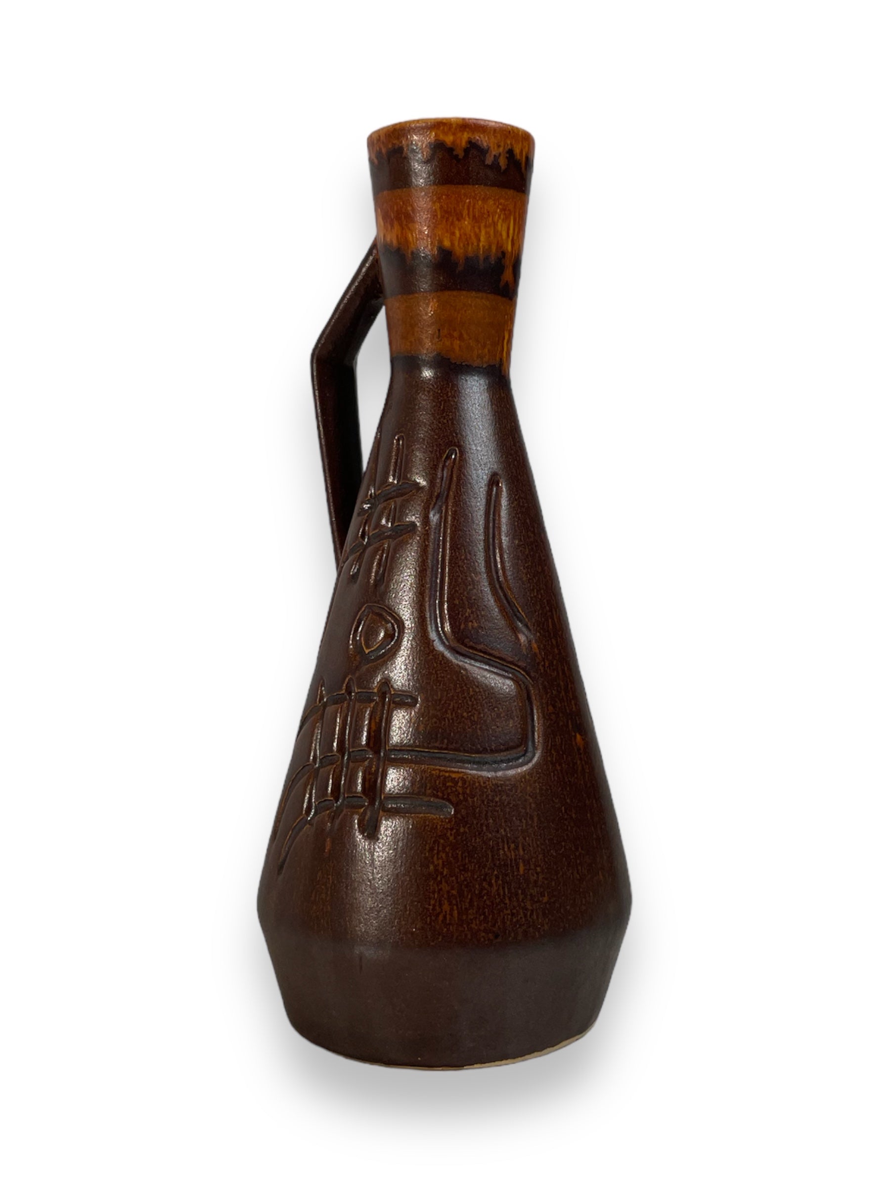 Magnifique vase vintage de 8 pouces de hauteur