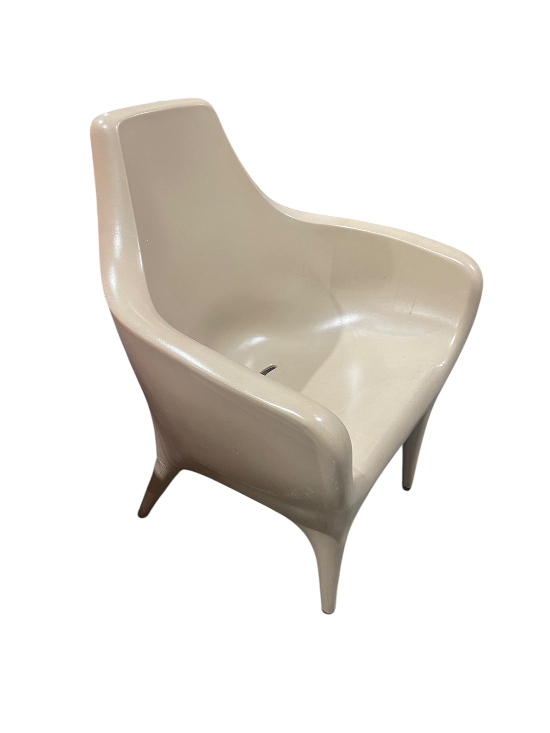 Jaime Hayon Showtime Nude armchair by BD Barcelona Design. Sculptural modern polyethylene designer chair for indoor or outdoor use. Local pickup Montreal only.