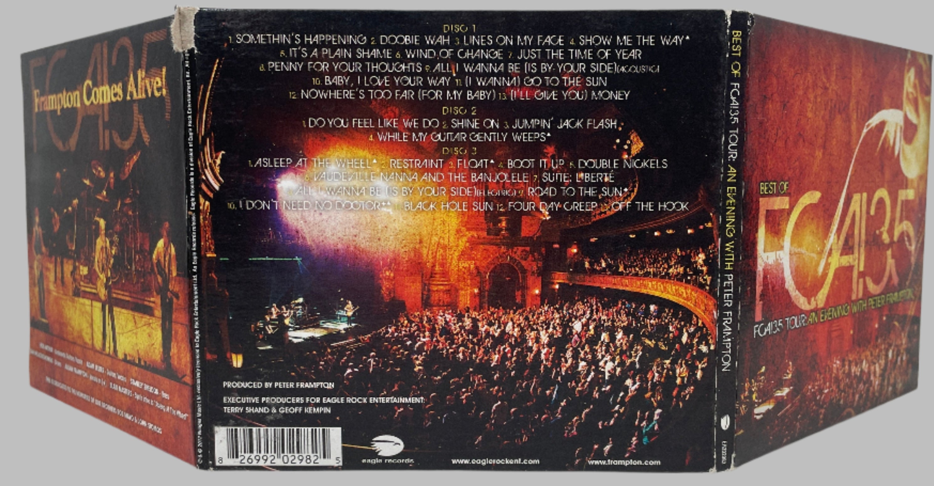 Peter Frampton - The Best Of FCA! 35 Tour 3CD 2012 Eagle 70s Rock
