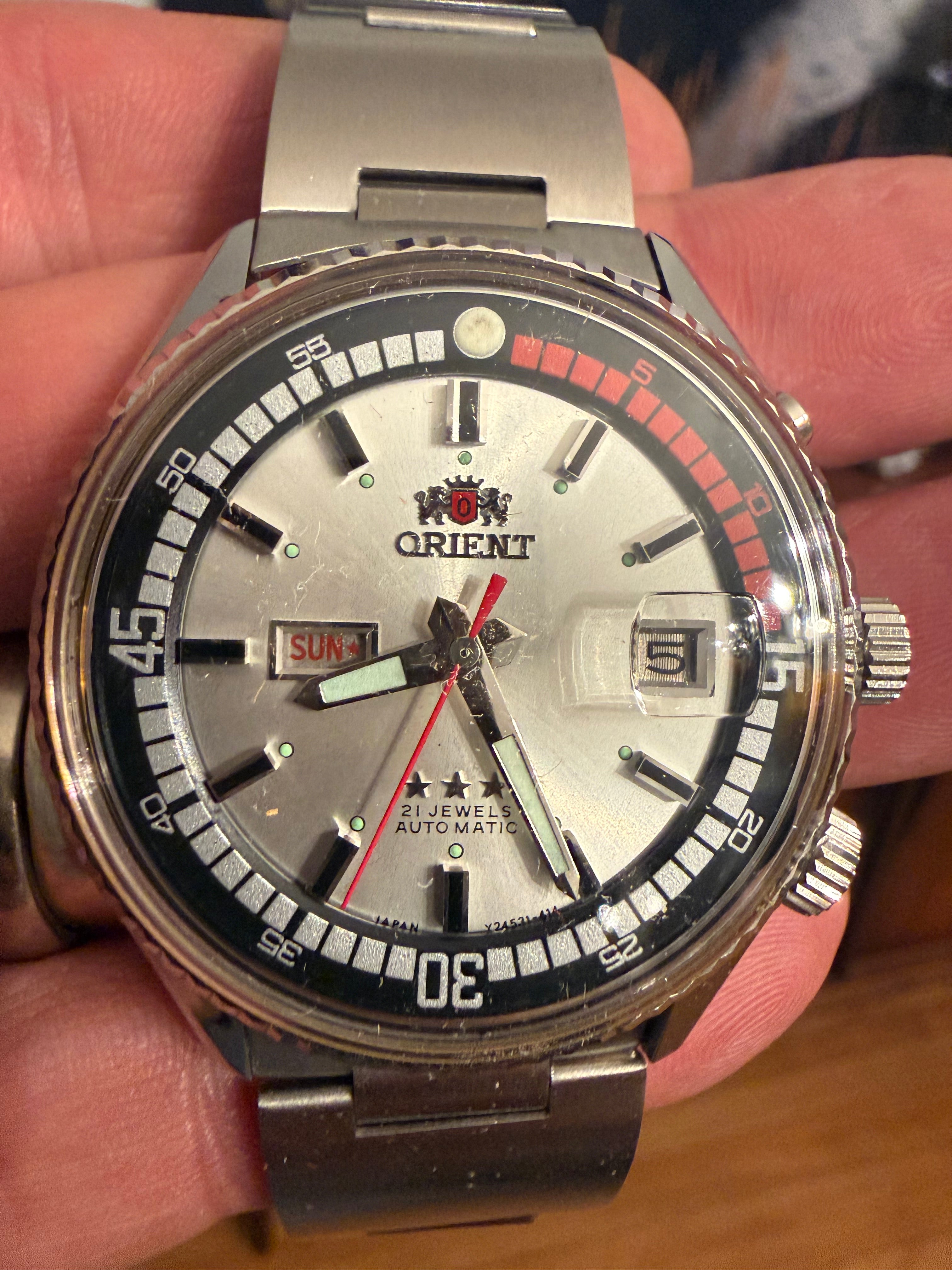Vintage Orient King Diver AAA 21J Automatic Near NOS Unworn Condition Japan