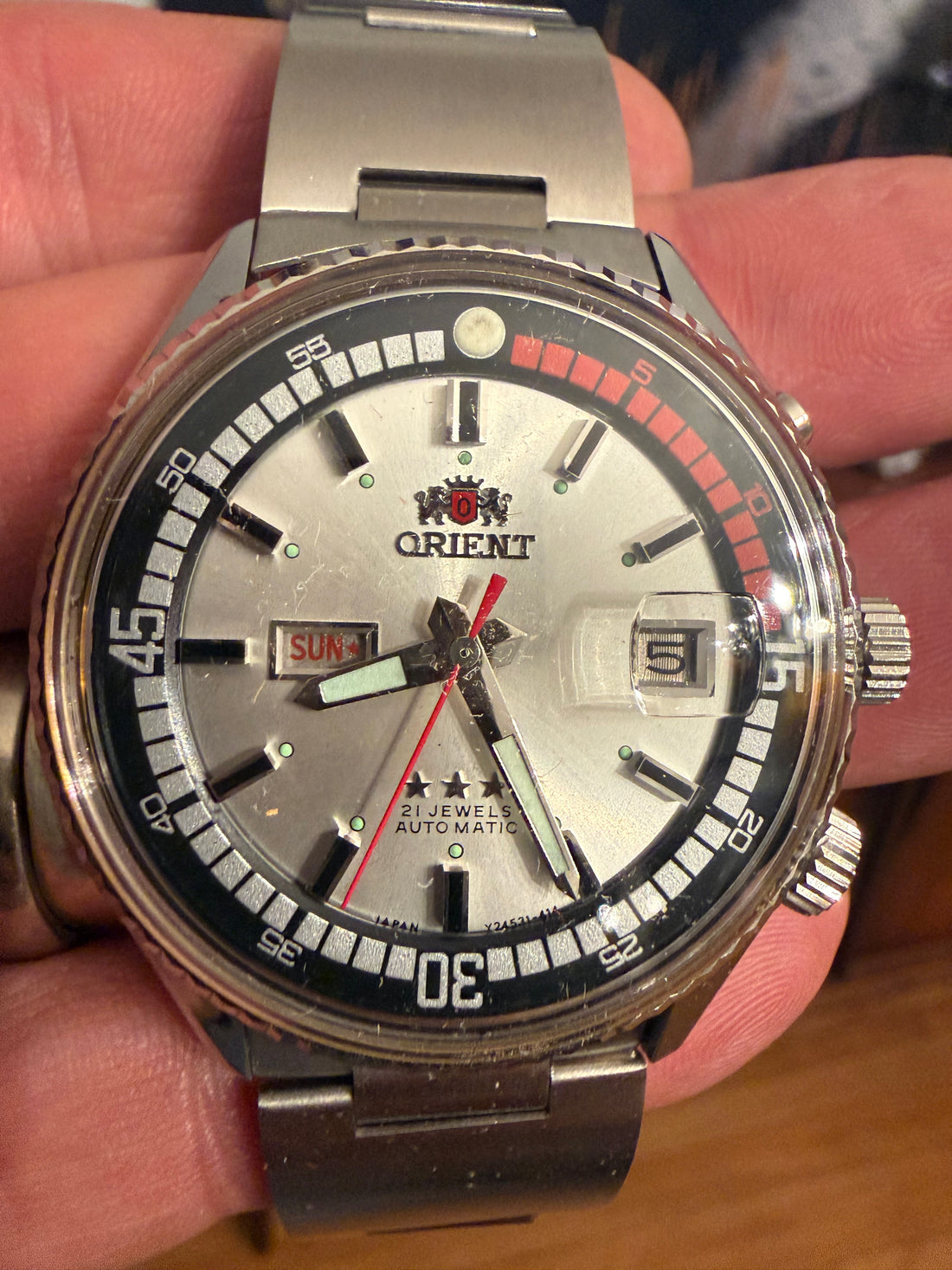 Vintage Orient King Diver AAA 21J Automatic Near NOS Unworn Condition Japan