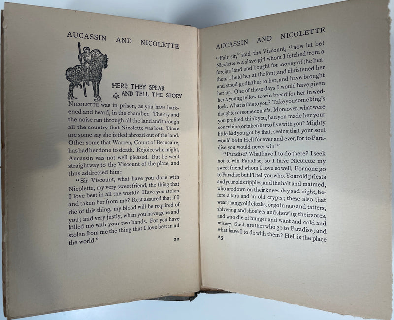 Aucassin et Nicolette : rendus d'après l'ancien français (couverture rigide)