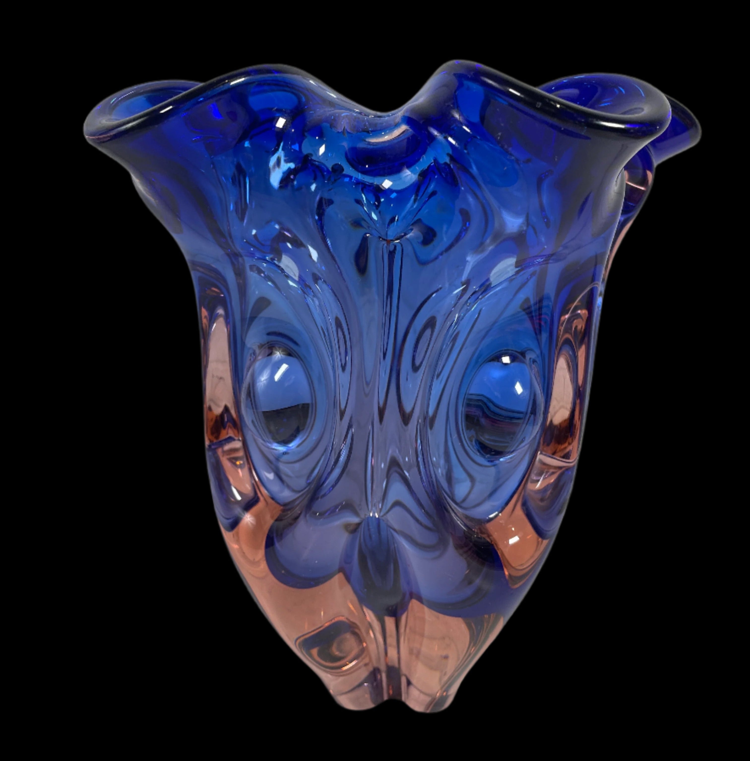 Vintage MCM Vase, Josef Hospodka Chribska Studio. Made in Czechoslovakia