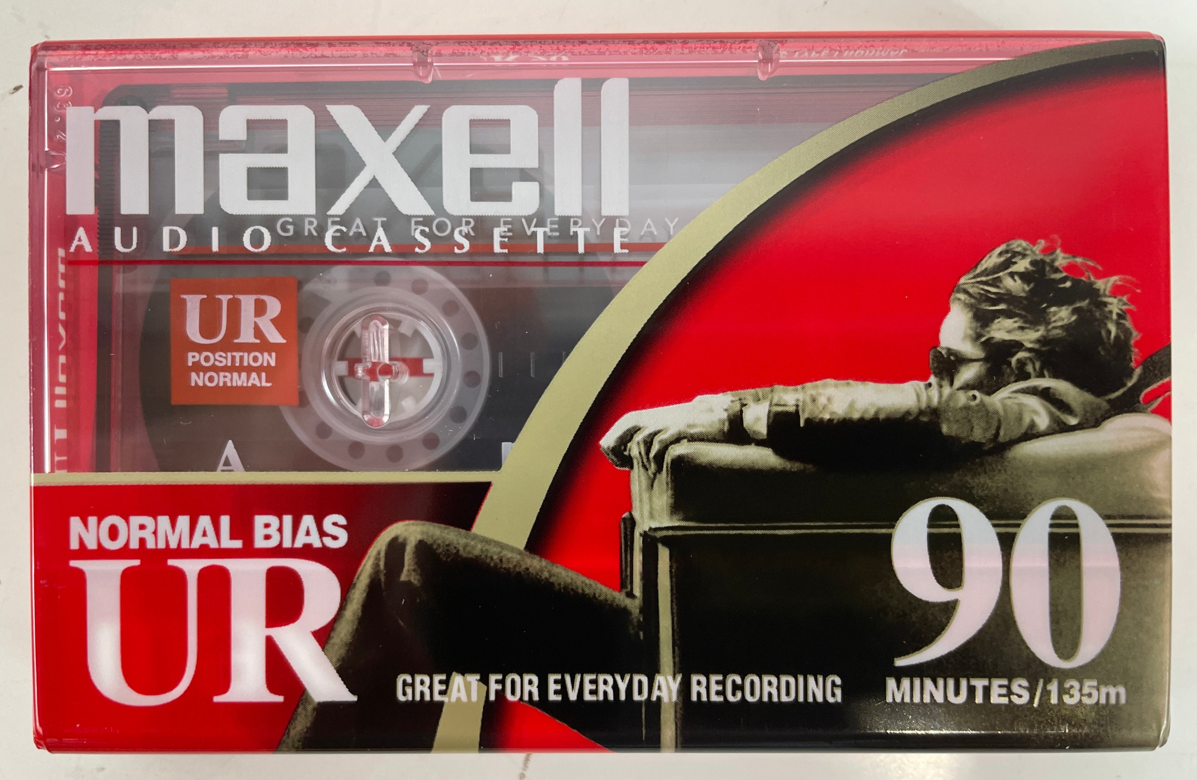 Cassettes de type Maxell UR-90 Nirmal, scellées, neuves, paquet de 10 (108510)