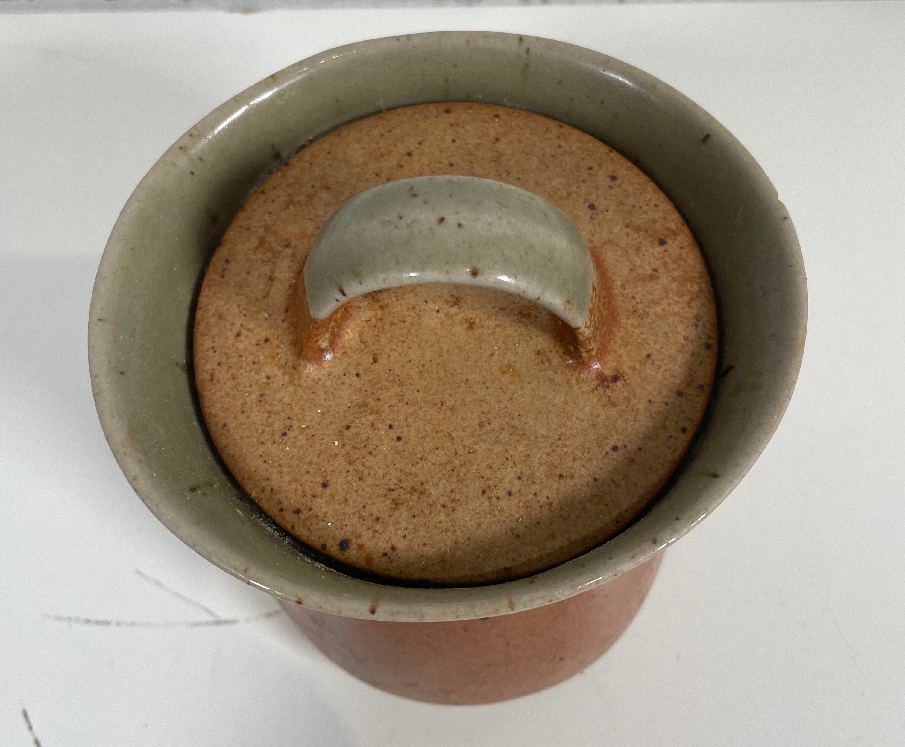 Vintage Sial Stoneware. Pottery Designer Canada.  Sugar Dish