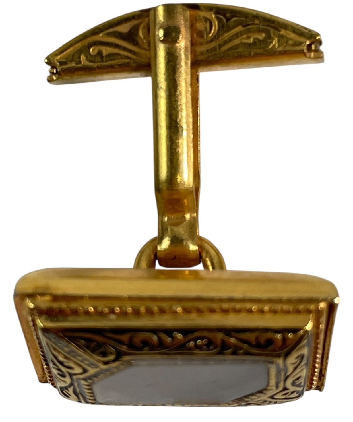 Damascene_Gold_Plated_Cufflinks_