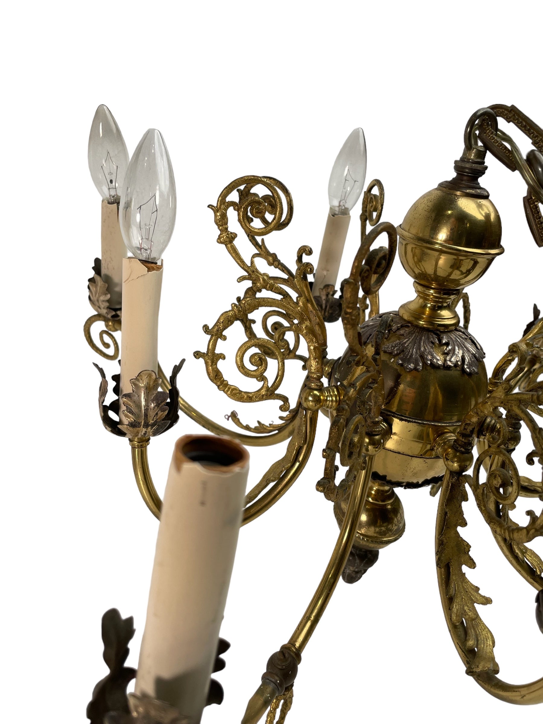 Captivating Brass Chandelier