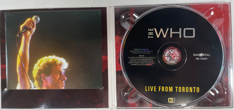 The WHO, Live from Toronto, 2CD, 2006 Immortal,  IMA104201