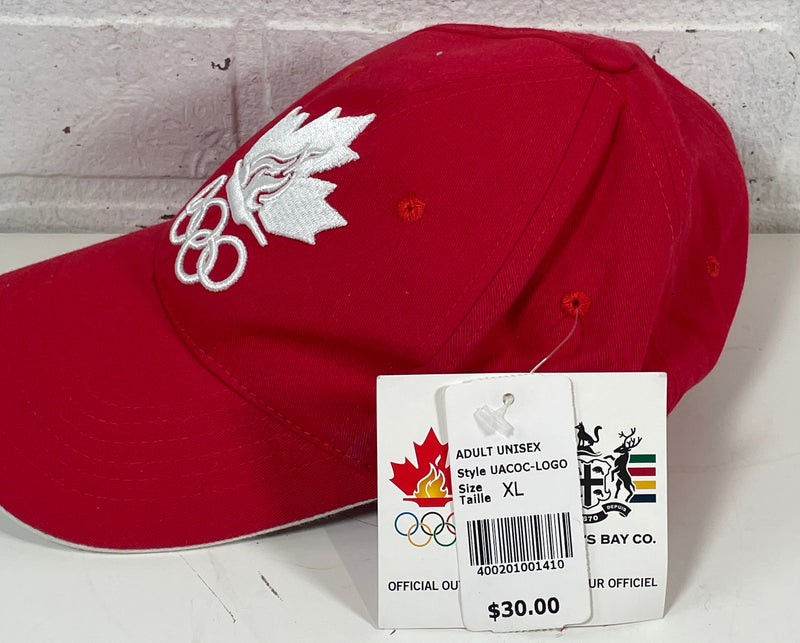 Team Canada. Vancouver 2010 Olympics Hat.  Hudsons Bay, XL Size.