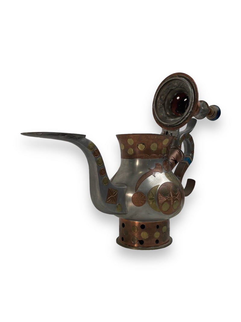 Vintage Copper and Stainless Steel Teapot