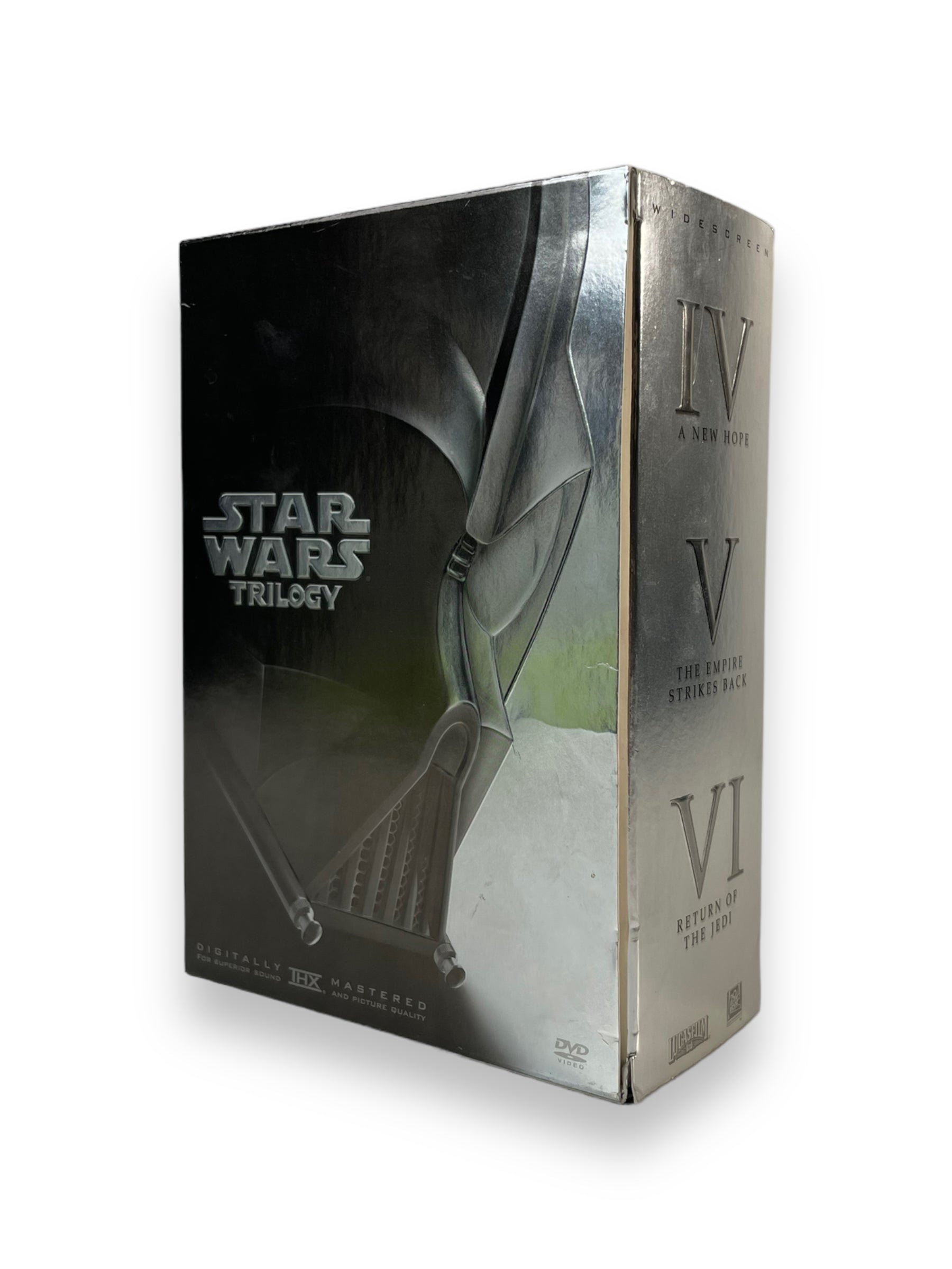 Star Wars Trilogy DVD 2004 Widescreen 4-Disc Box Set Edition