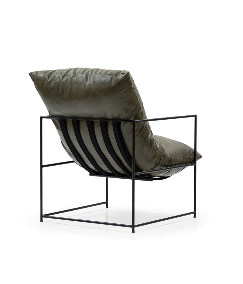 Mila Lounge Chair - Earth - Vegan leather