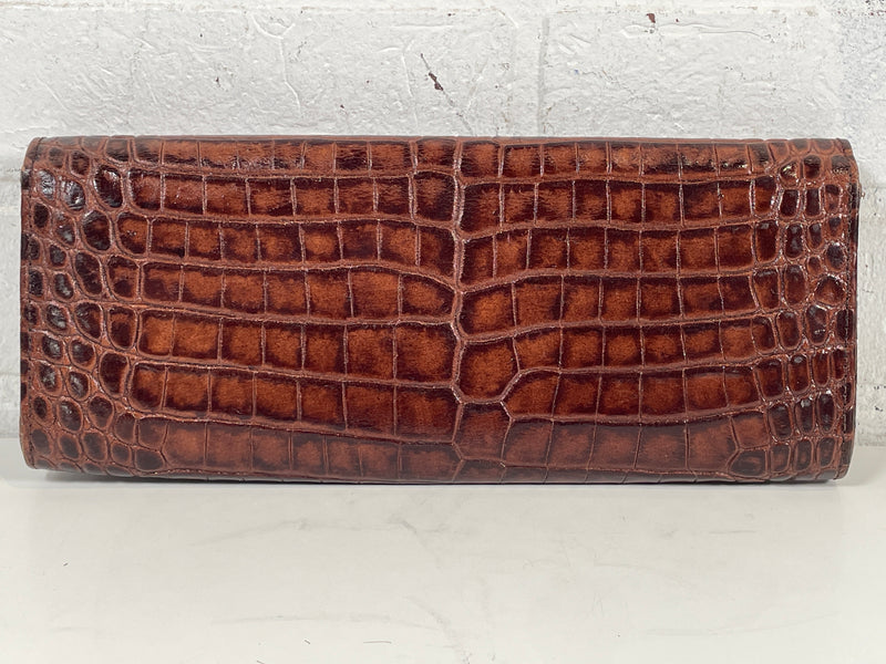 Collectible Veari Crocodile Skin, Clutch Purse