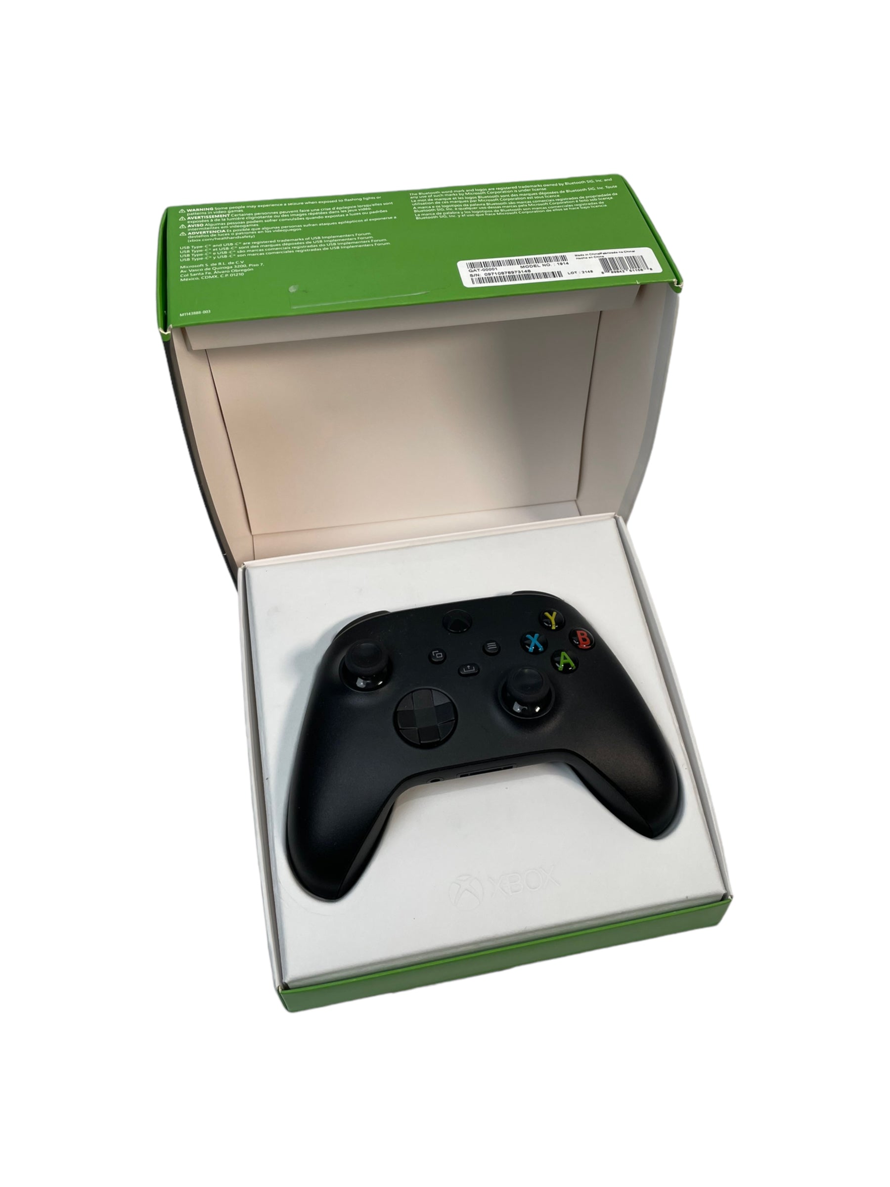 Manette sans fil Xbox Series X/S en noir carbone