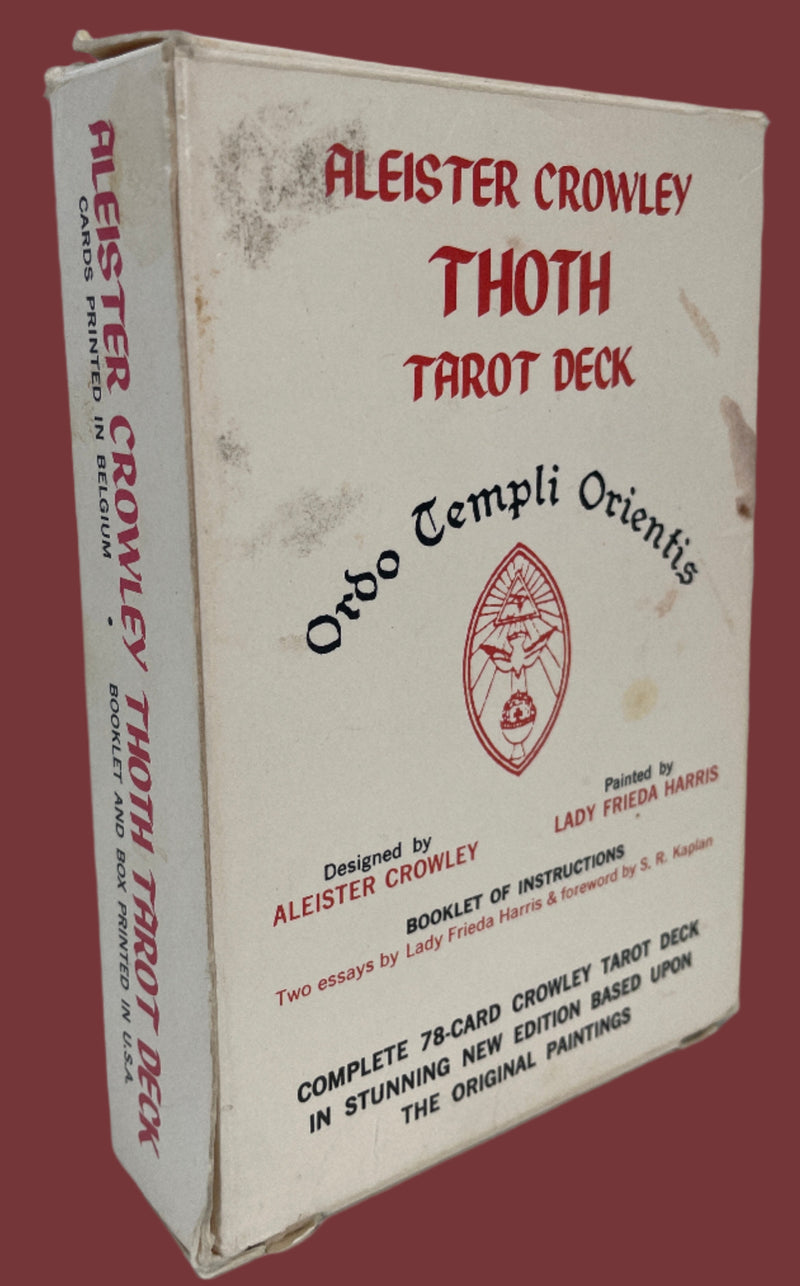 Aleister Crowley THOTH Tarot Deck. 1978/1983. Large Cards 3.75 x 5.5