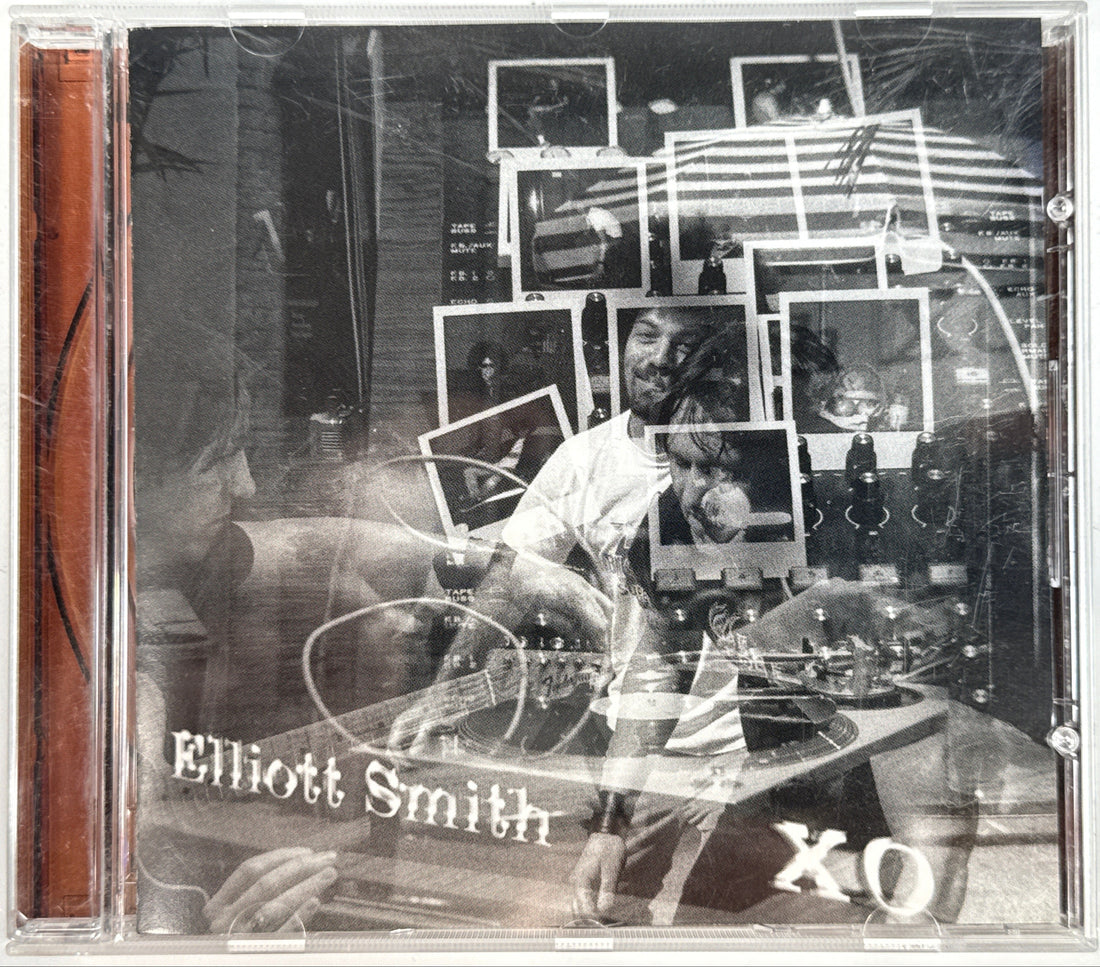 CD cover with black and white photos and 'Elliott Smith XO' text
