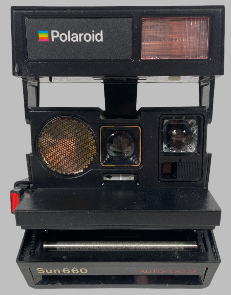 Vintage Polaroid Sun 660 Autofocus Instant Camera AS IS