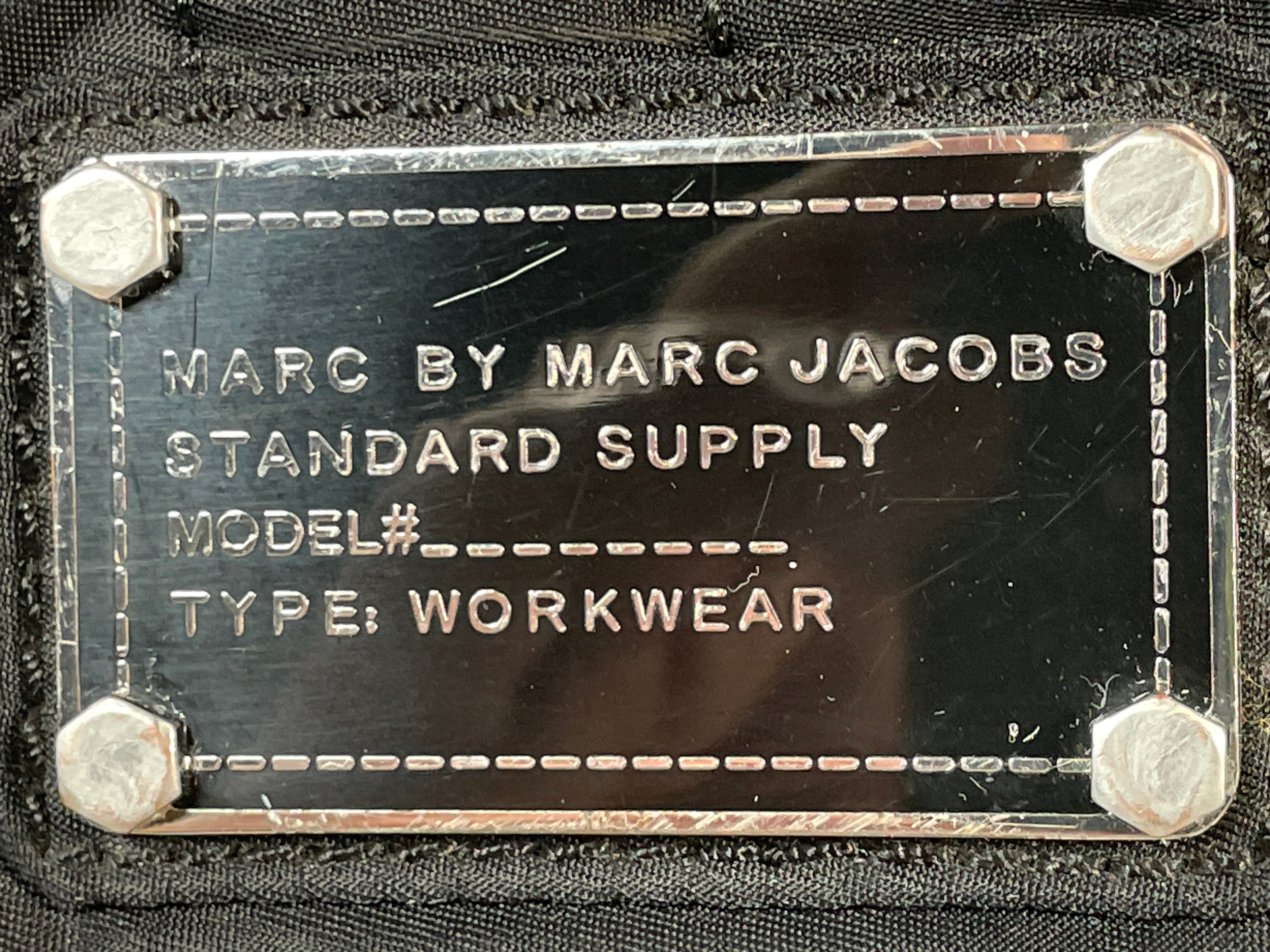 Marc Jacobs Quilted Nylon Backpack Puffer Bookbag Zip Pockets