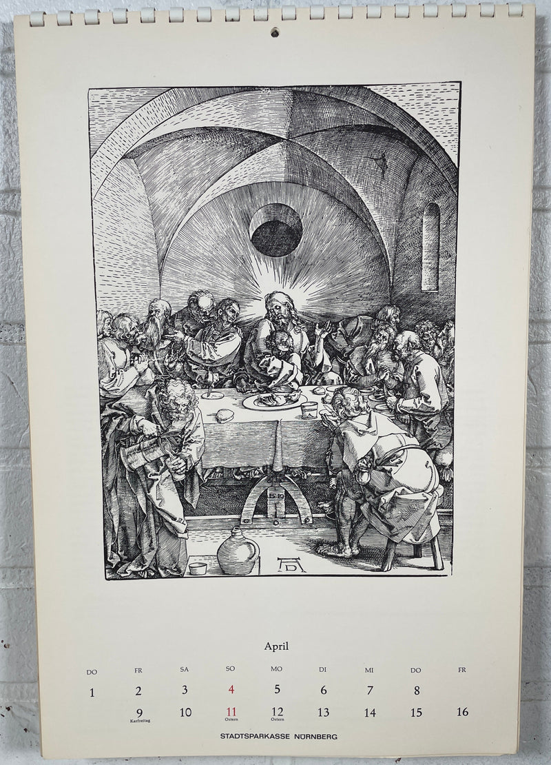 Collectible Albrecht Durer Calendar 1971 ,16x11, Good Condition