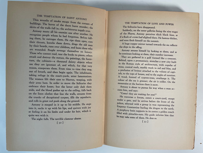 The Temptation of St. Anthony,  Gustave Flaubert