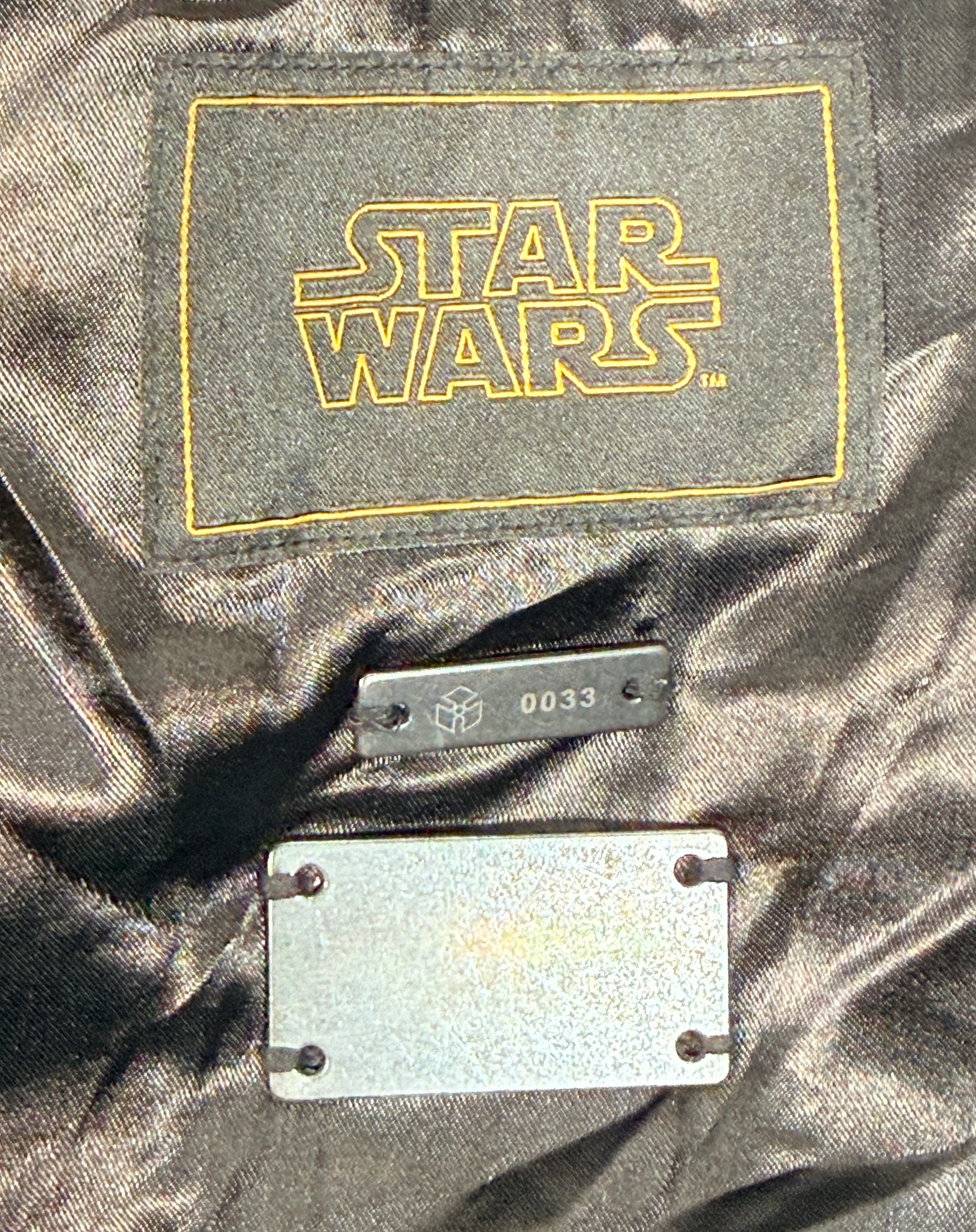 Veste en cuir TIE Pilot Star Wars de Musterbrand – n° 0033, taille M