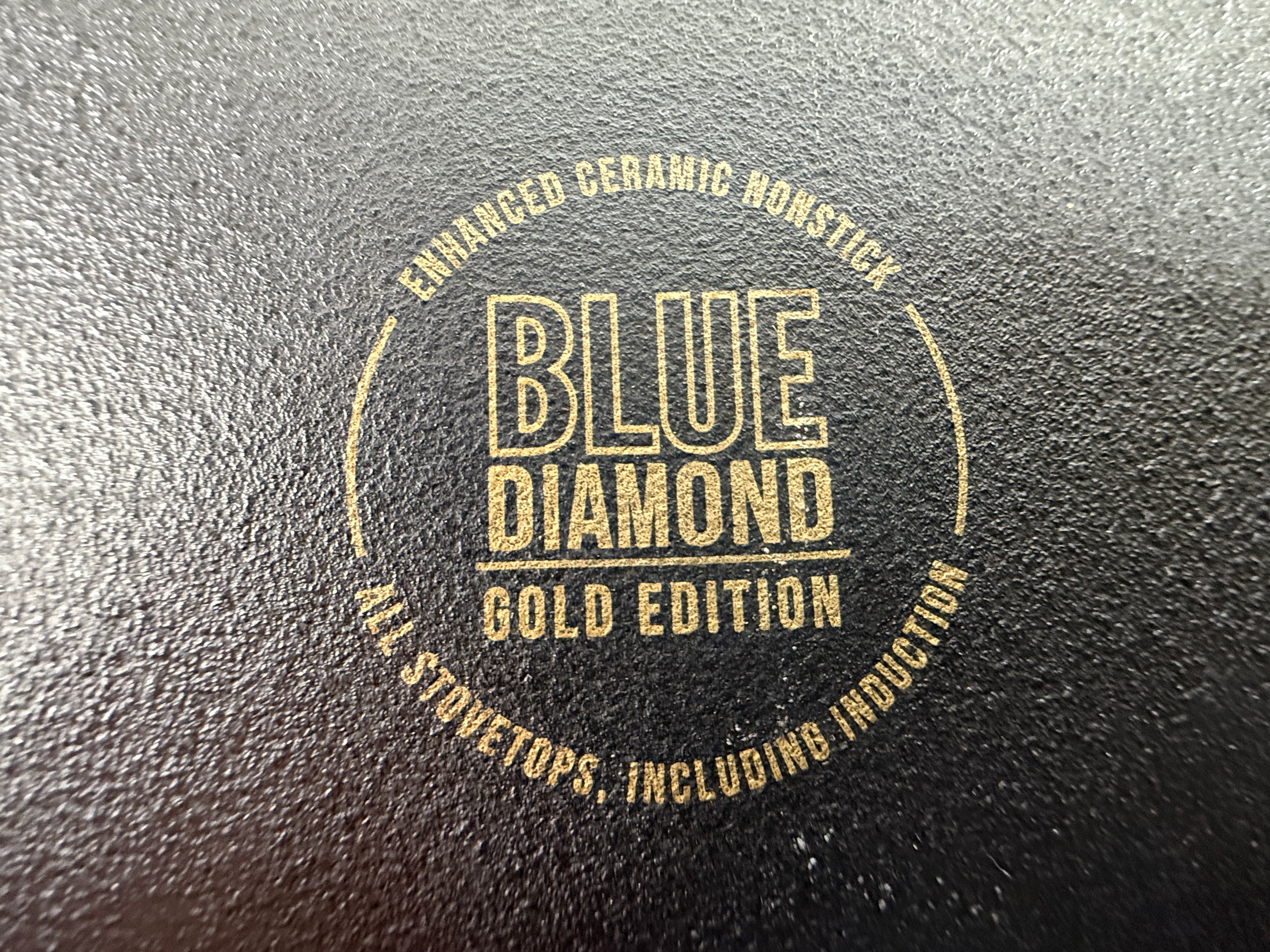 14″ Blue Diamond Nonstick Frying Pan – Diamond Infused, Helper Handle