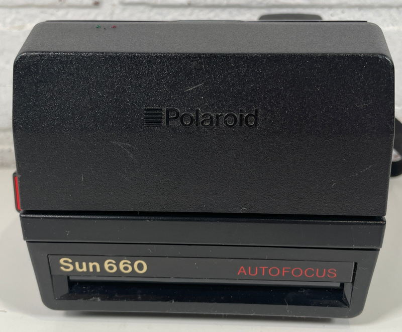 Vintage Polaroid Sun 660 Autofocus Instant Camera AS IS