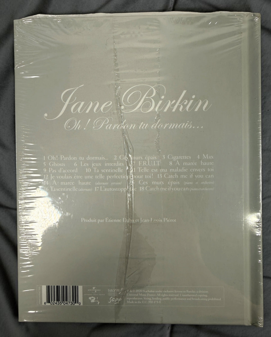 Jane Birkin Oh ! Pardon tu dormais… 2020 limited deluxe CD book edition with bonus tracks and Jane Birkin drawings. Factory sealed