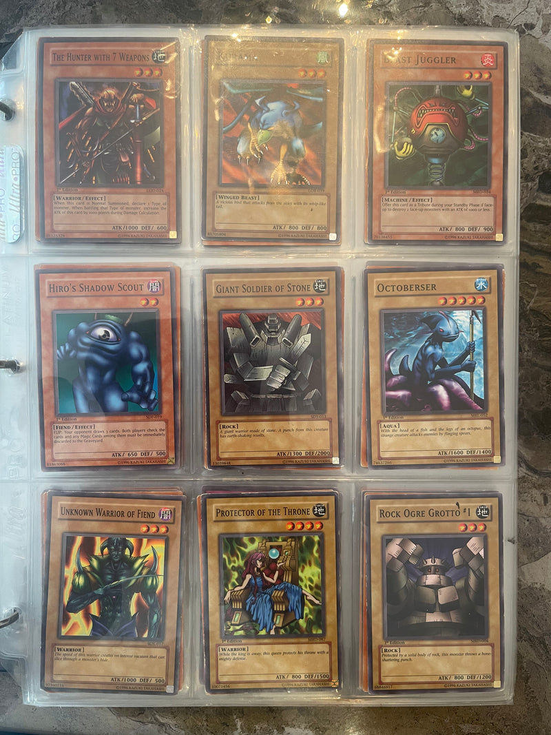 Collection de cartes à collectionner Yu-Gi-Oh!