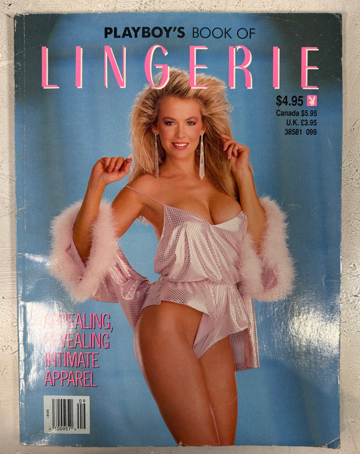 Vintage 1989 Playboy Book of Lingerie photo book with iconic late 80s glamour photography. Collectible Playboy imprint. Ships from Montreal.