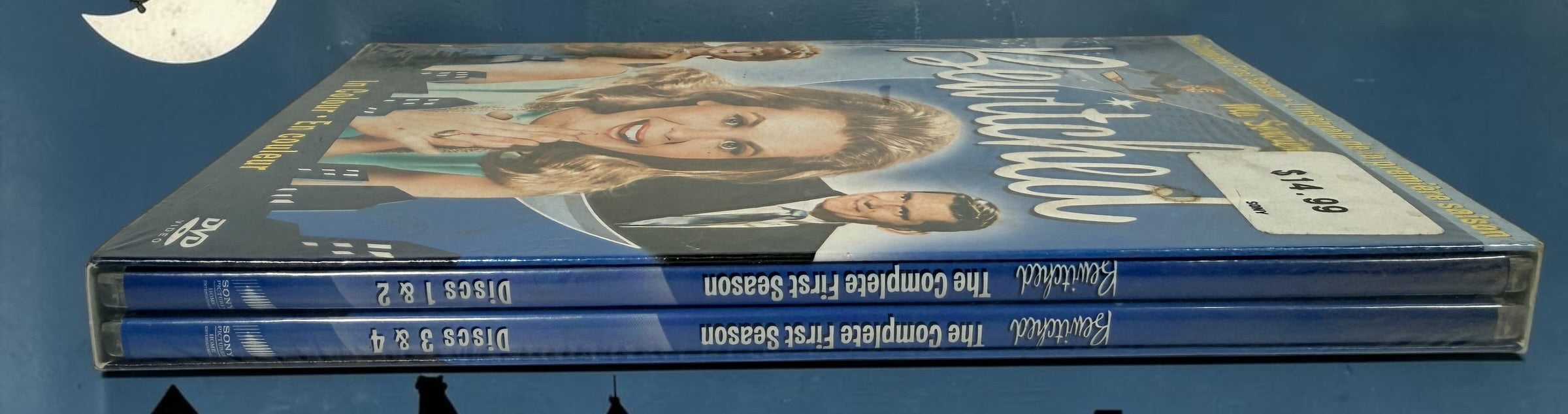 Sealed bilingual Bewitched Complete First Season 4-DVD set with all 36 colourized episodes, Region 1, English and French Canadian edition.
