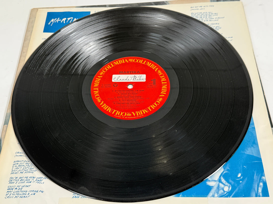 1988 Martika Debut LP – Toy Soldiers – Columbia C 44290 (Canada) Album: VG , G