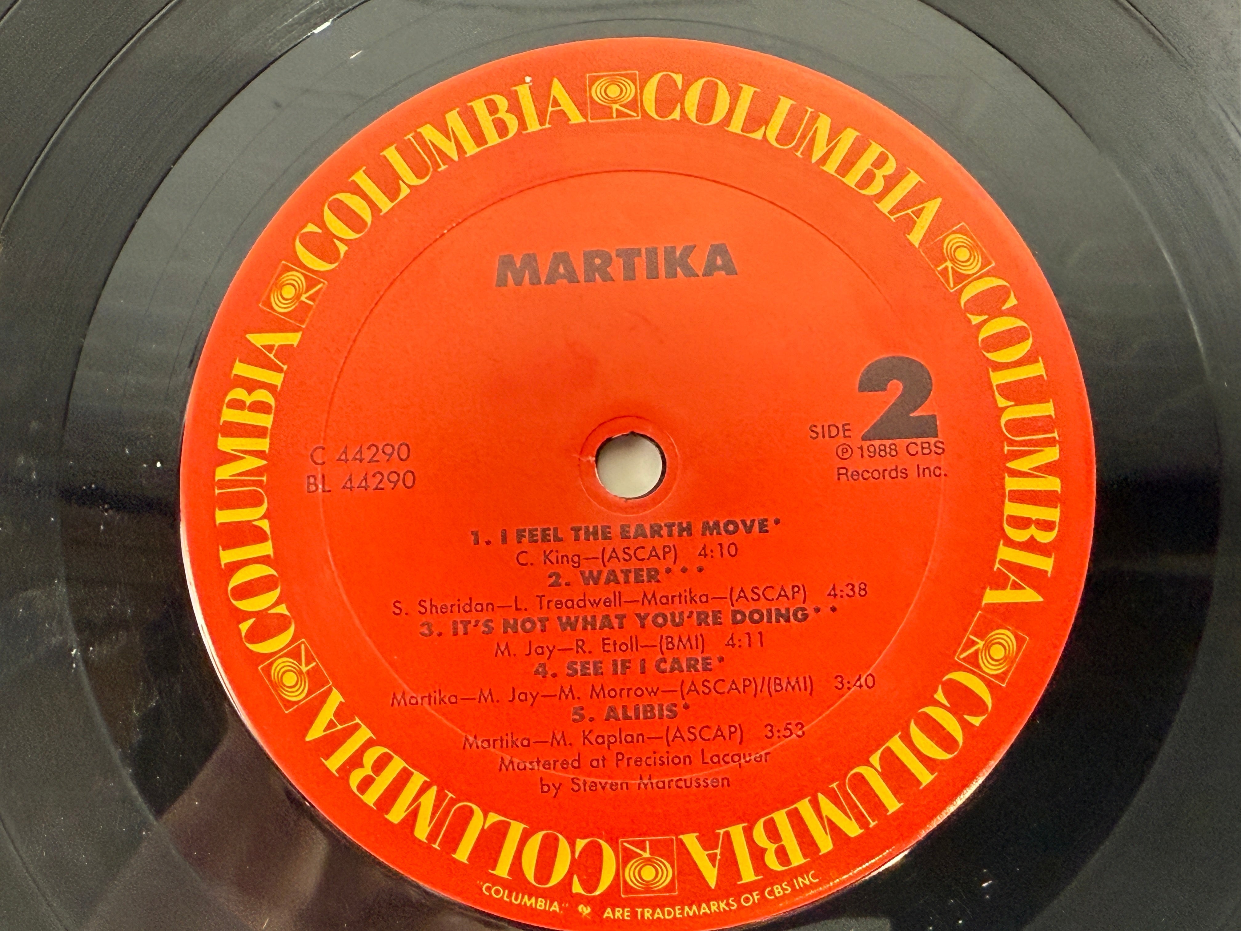 1988 Martika Debut LP – Toy Soldiers – Columbia C 44290 (Canada) Album: VG , G