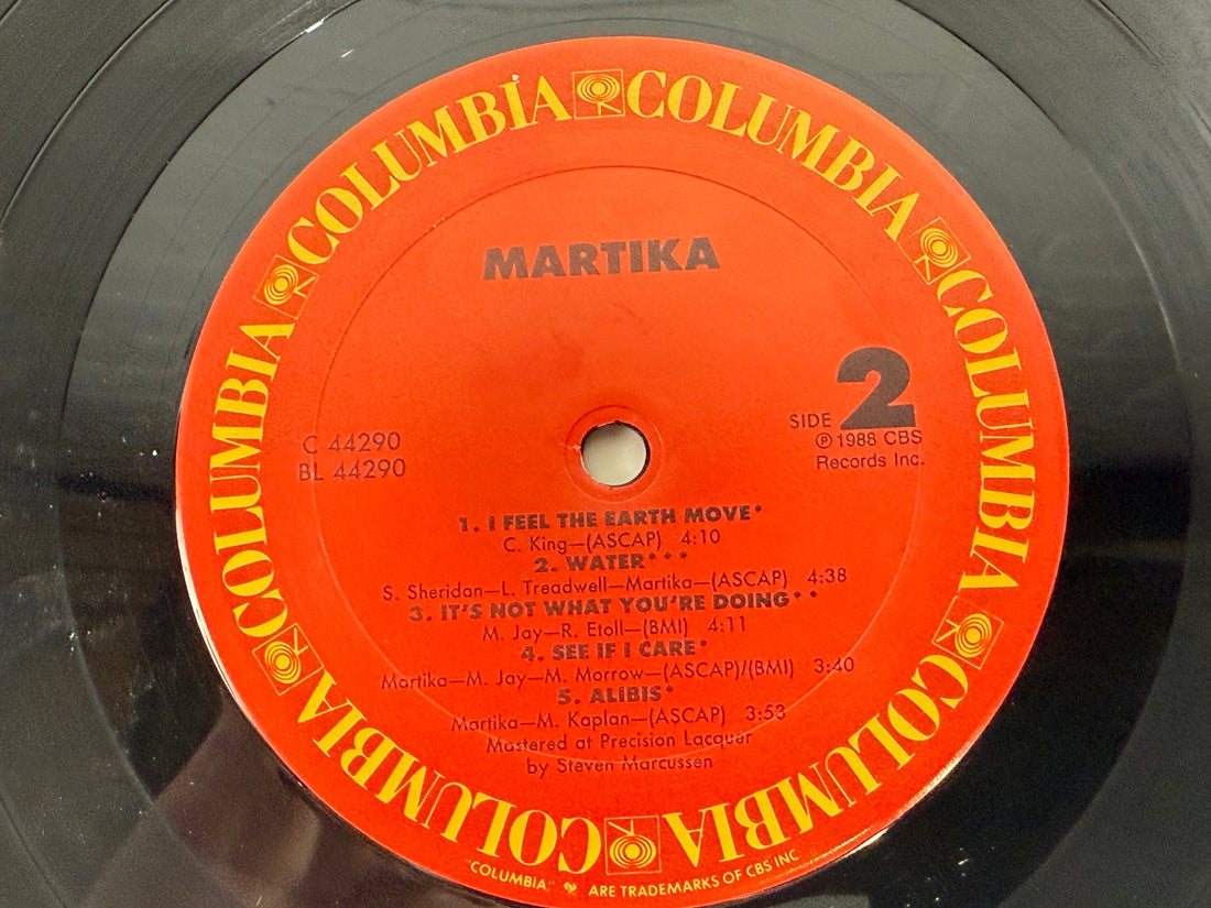 1988 Martika Debut LP – Toy Soldiers – Columbia C 44290 (Canada) Album: VG , G