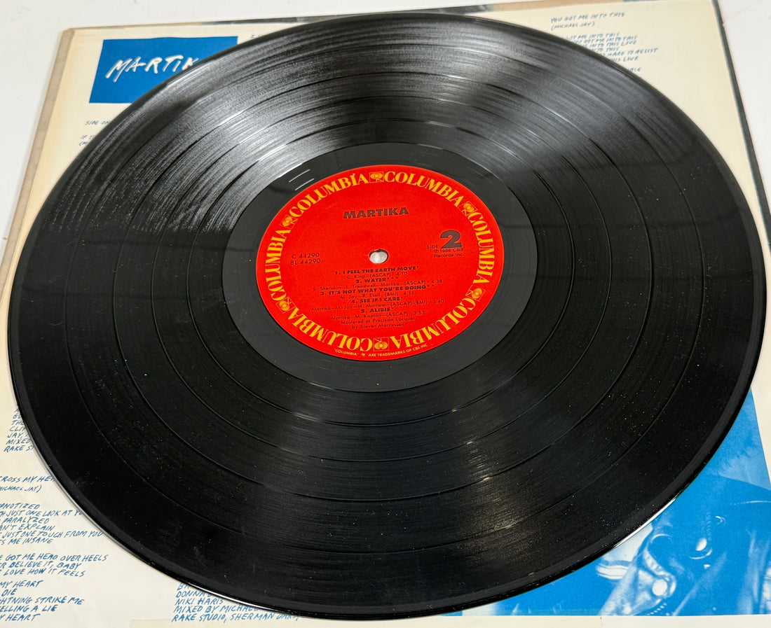 1988 Martika Debut LP – Toy Soldiers – Columbia C 44290 (Canada) Album: VG , G